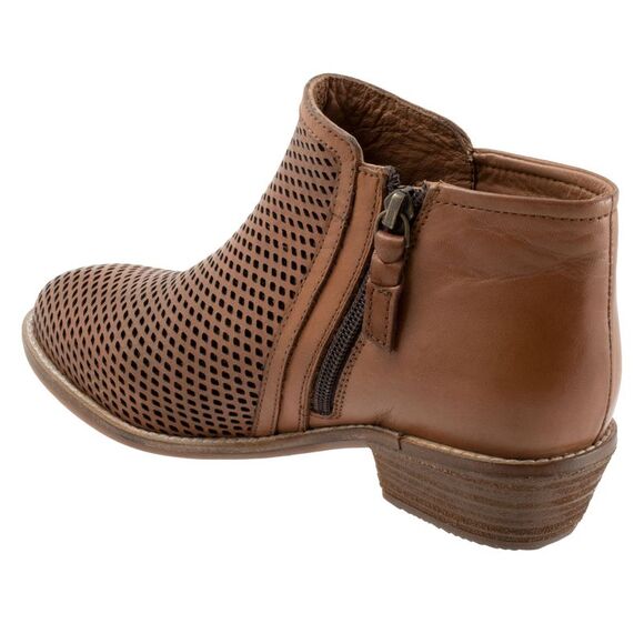 Softwalk Womens Rimini Perf Brown Boots (NWT) - Picture 5 of 7
